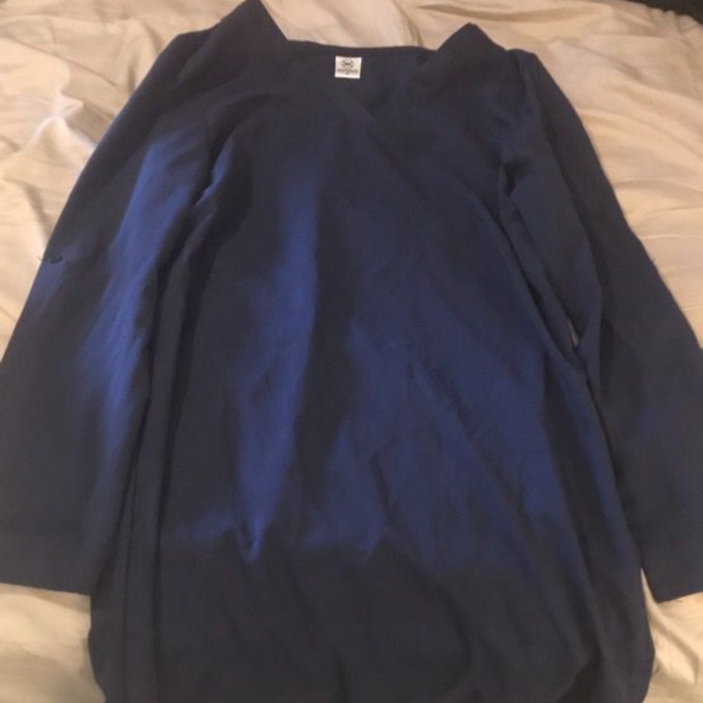 Wish Moon Navy High-Low Dress